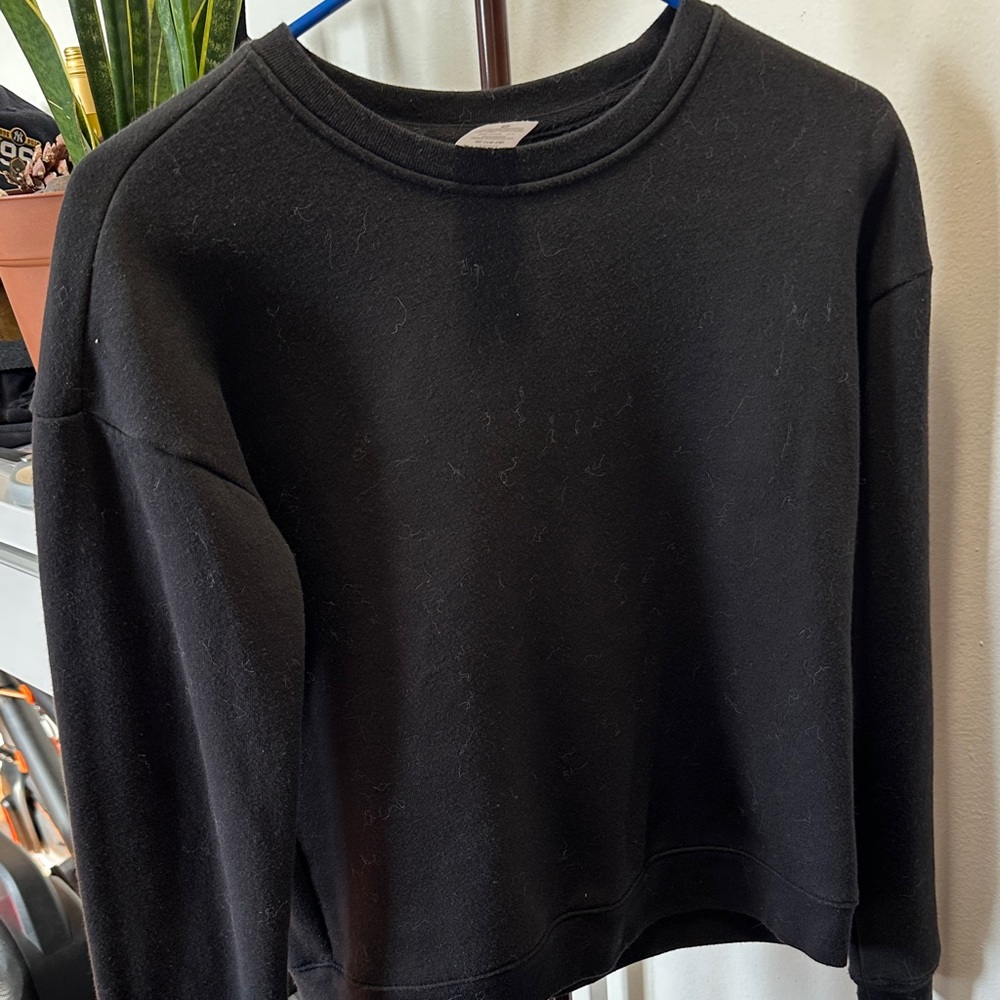 Athletic Works Charcoal Crewneck Top